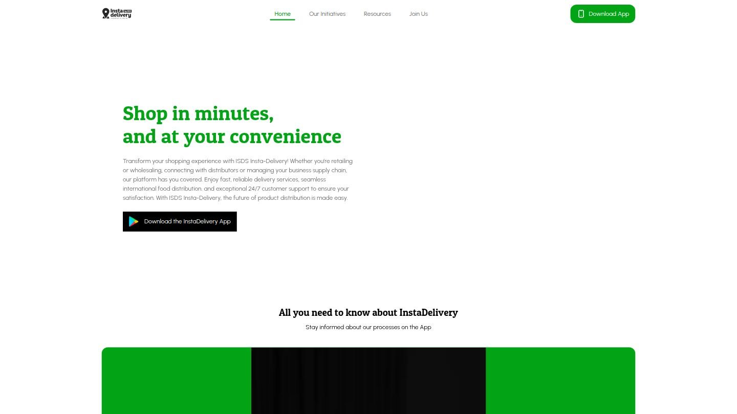 instadelivery.org screenshot